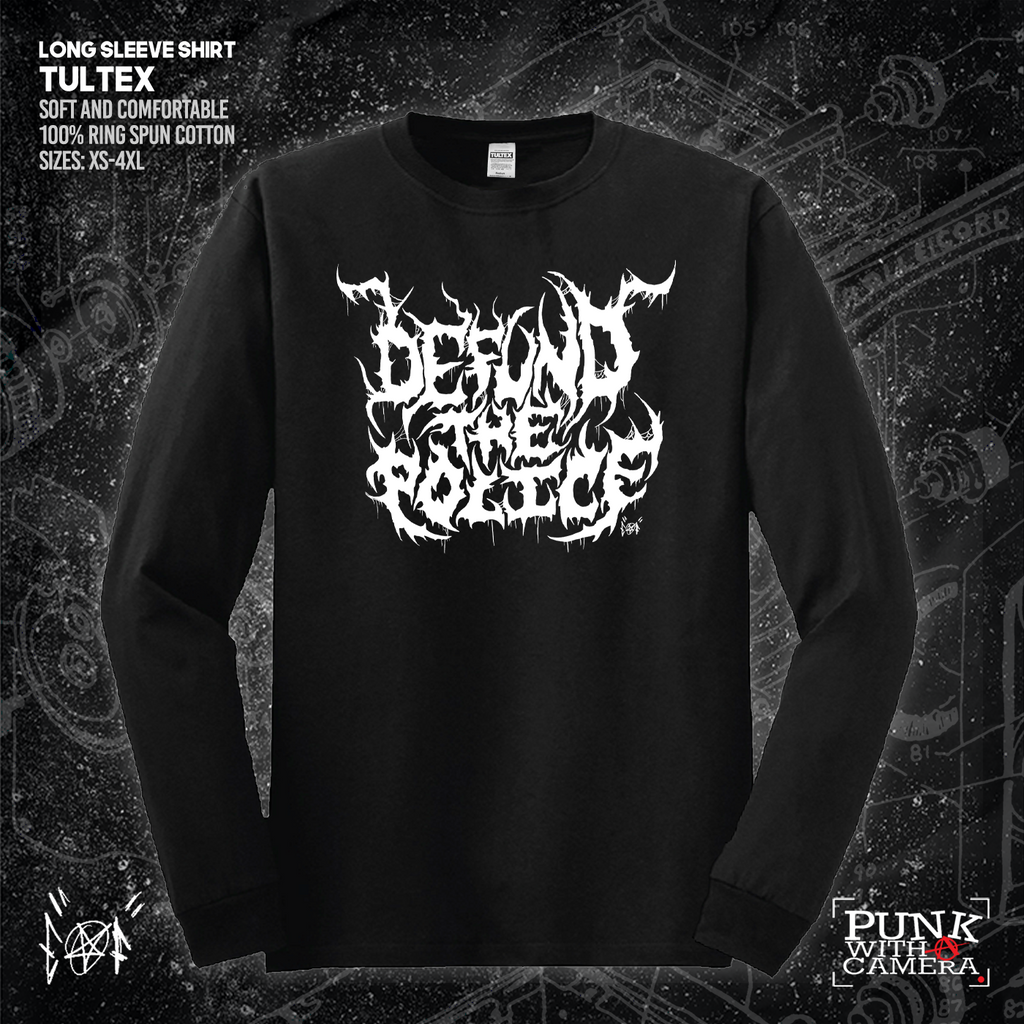 Defund The Police - Metal Font - Era Ov Failure