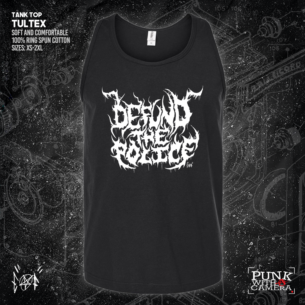Defund The Police - Metal Font - Era Ov Failure