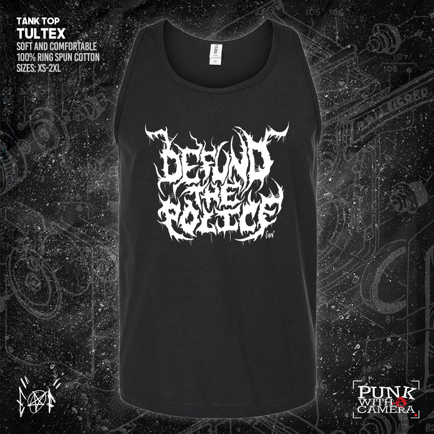 Defund The Police - Metal Font - Era Ov Failure