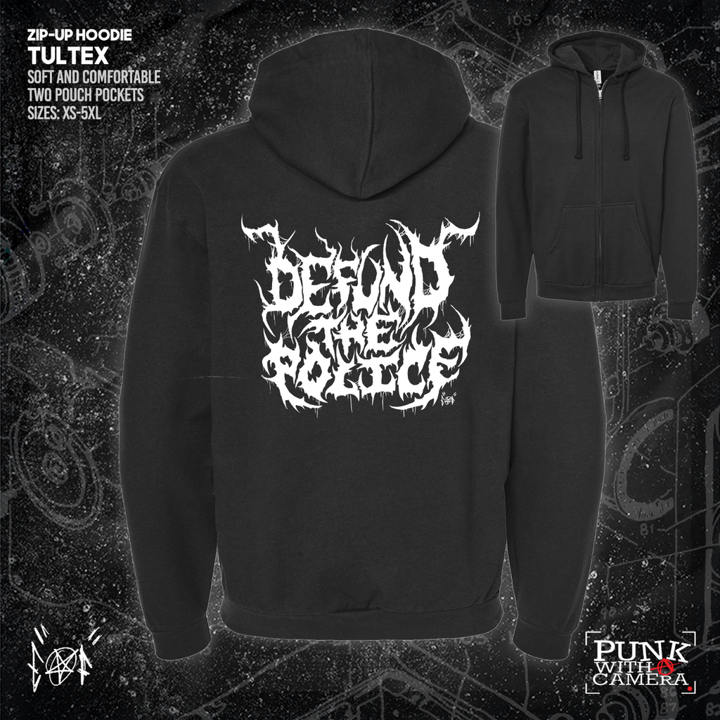 Defund The Police - Metal Font - Era Ov Failure