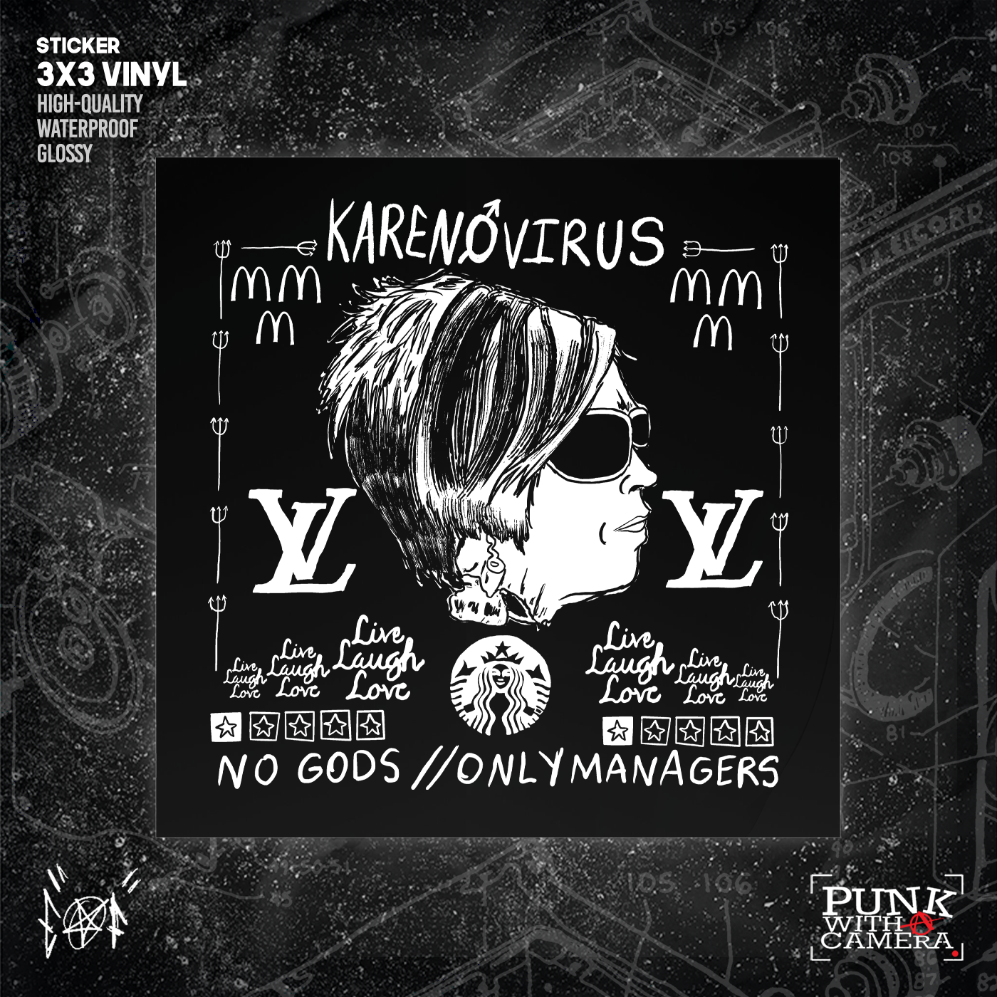 Karenovirus - Sticker (3X3)