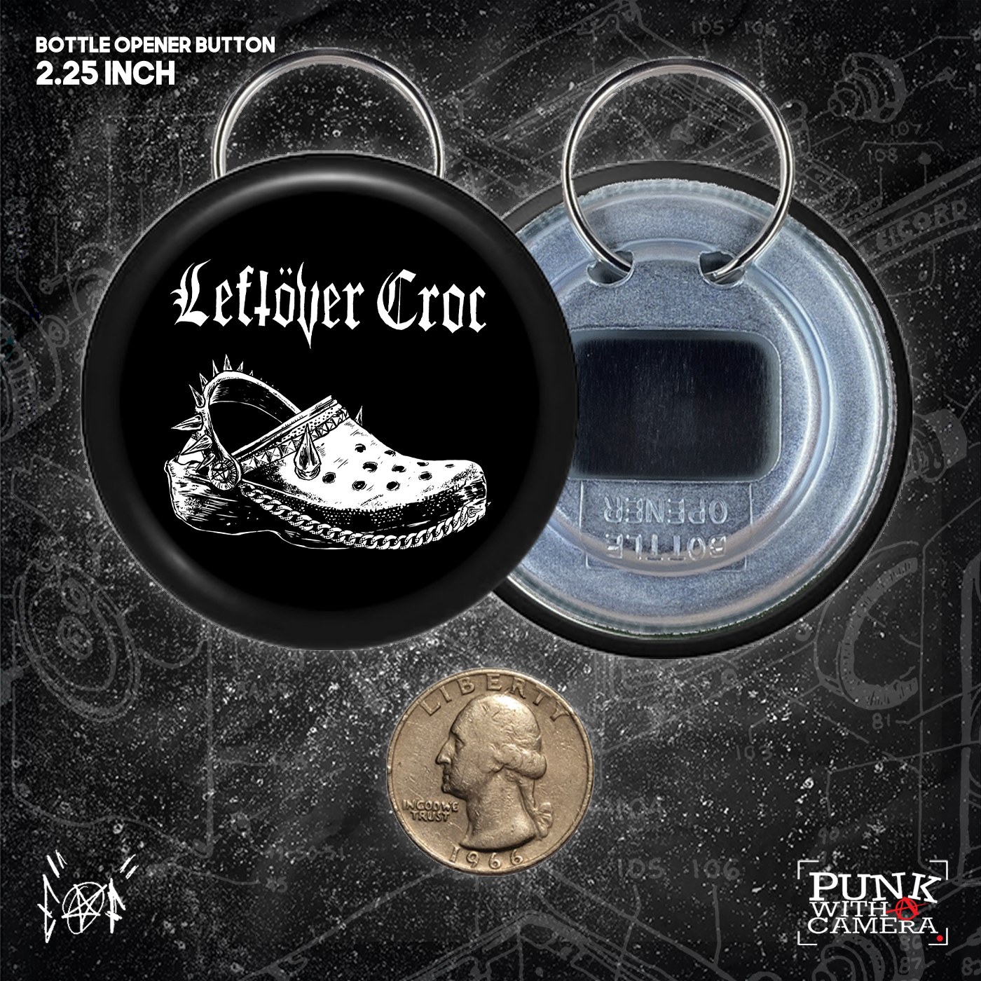 Leftöver Croc - Buttons (1.5 & 2.25 Inch)