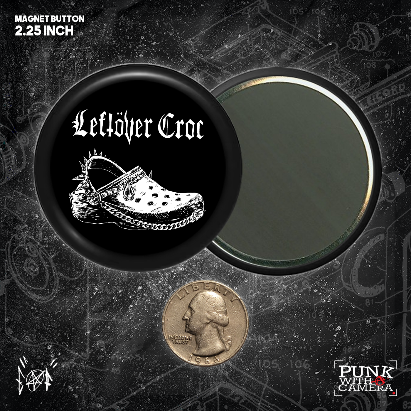 Leftöver Croc - Buttons (1.5 & 2.25 Inch)
