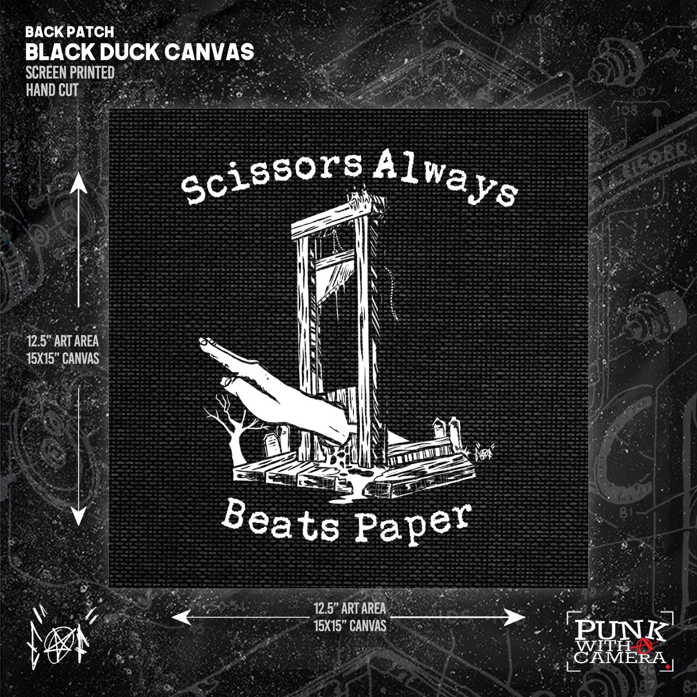 Scissors Beats Paper - Backpatch