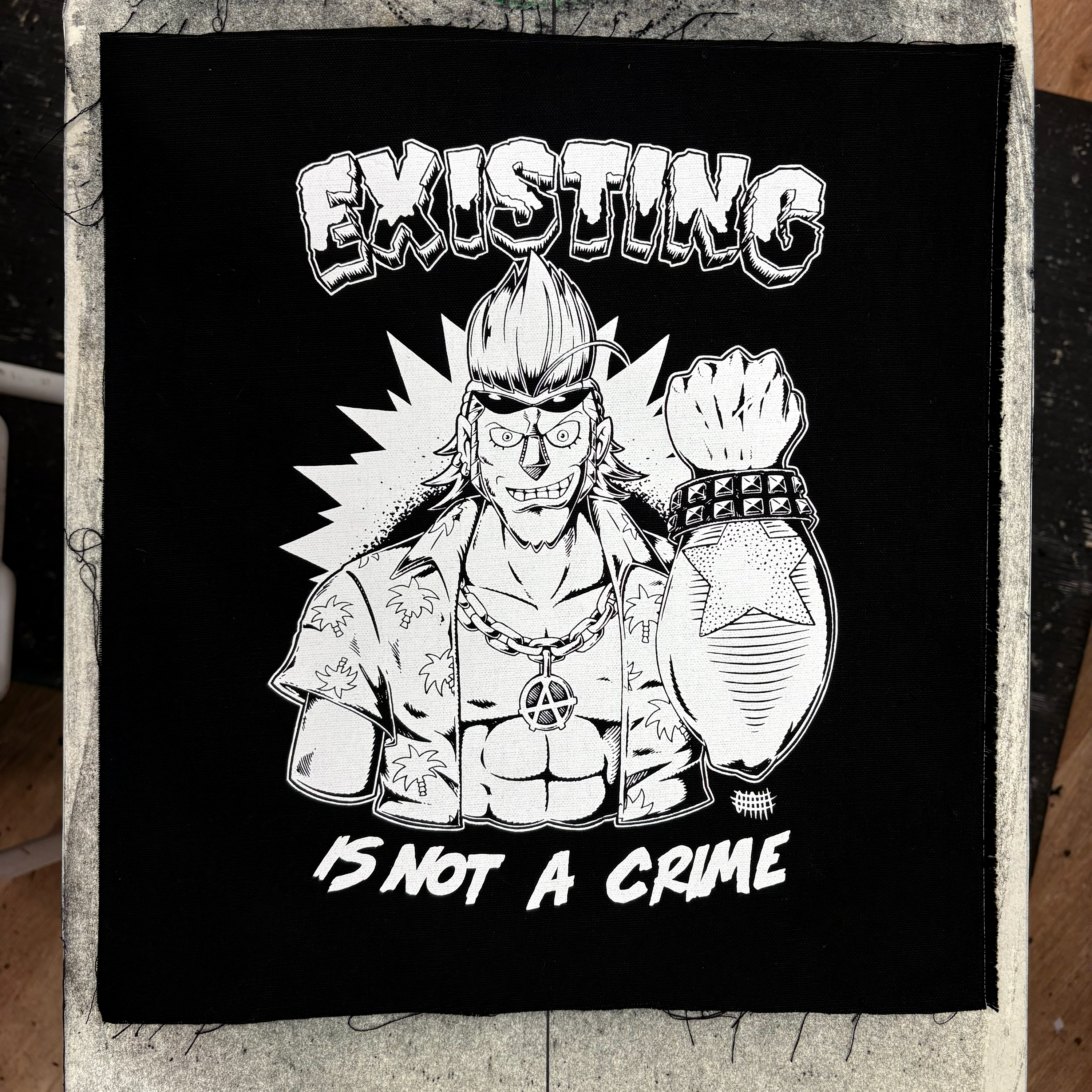 Existing Is Not A Crime - Backpatch