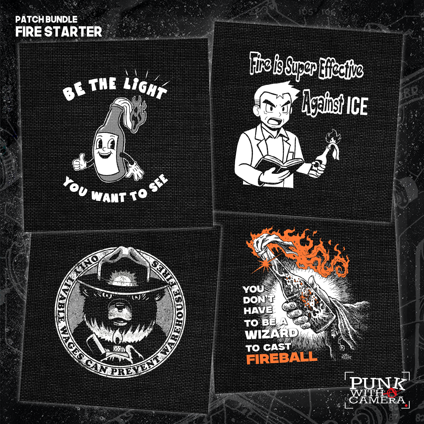 Fire Starter Patch Bundle