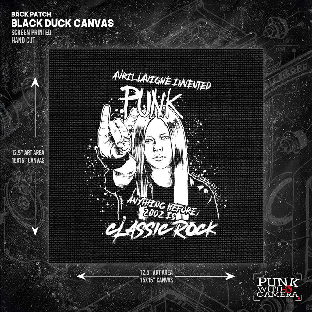 Avril Lavigne Invented Punk Anything Before 2002 Is Classic Rock - Backpatch