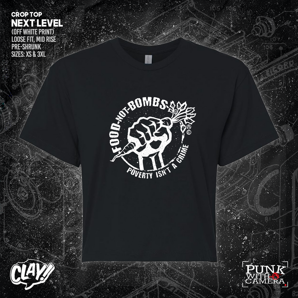 Food Not Bombs - Poverty Isn't A Crime - Mutual Aid Design - Clay Graham