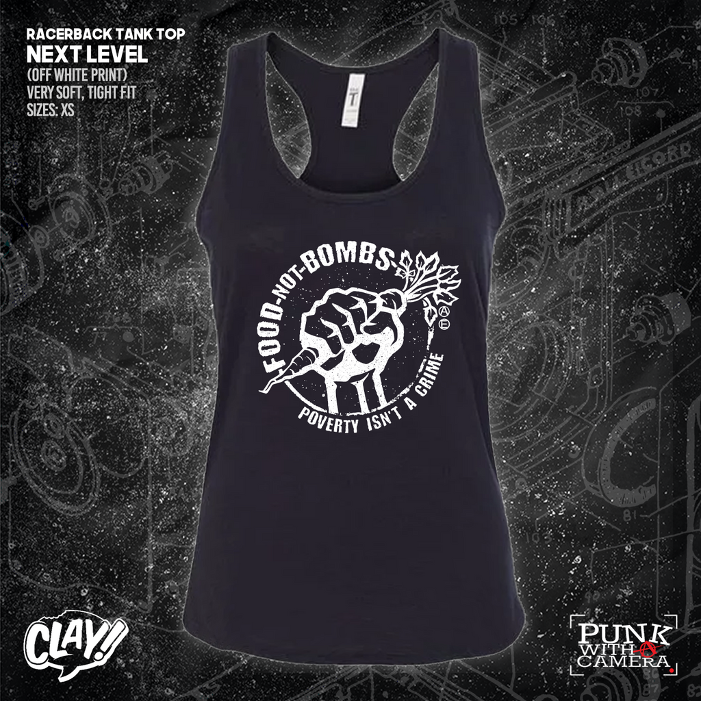 Food Not Bombs - Poverty Isn't A Crime - Mutual Aid Design - Clay Graham