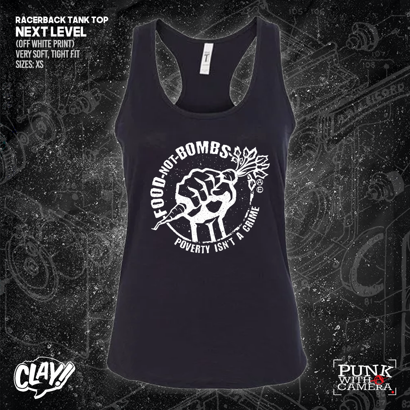 Food Not Bombs - Poverty Isn't A Crime - Mutual Aid Design - Clay Graham