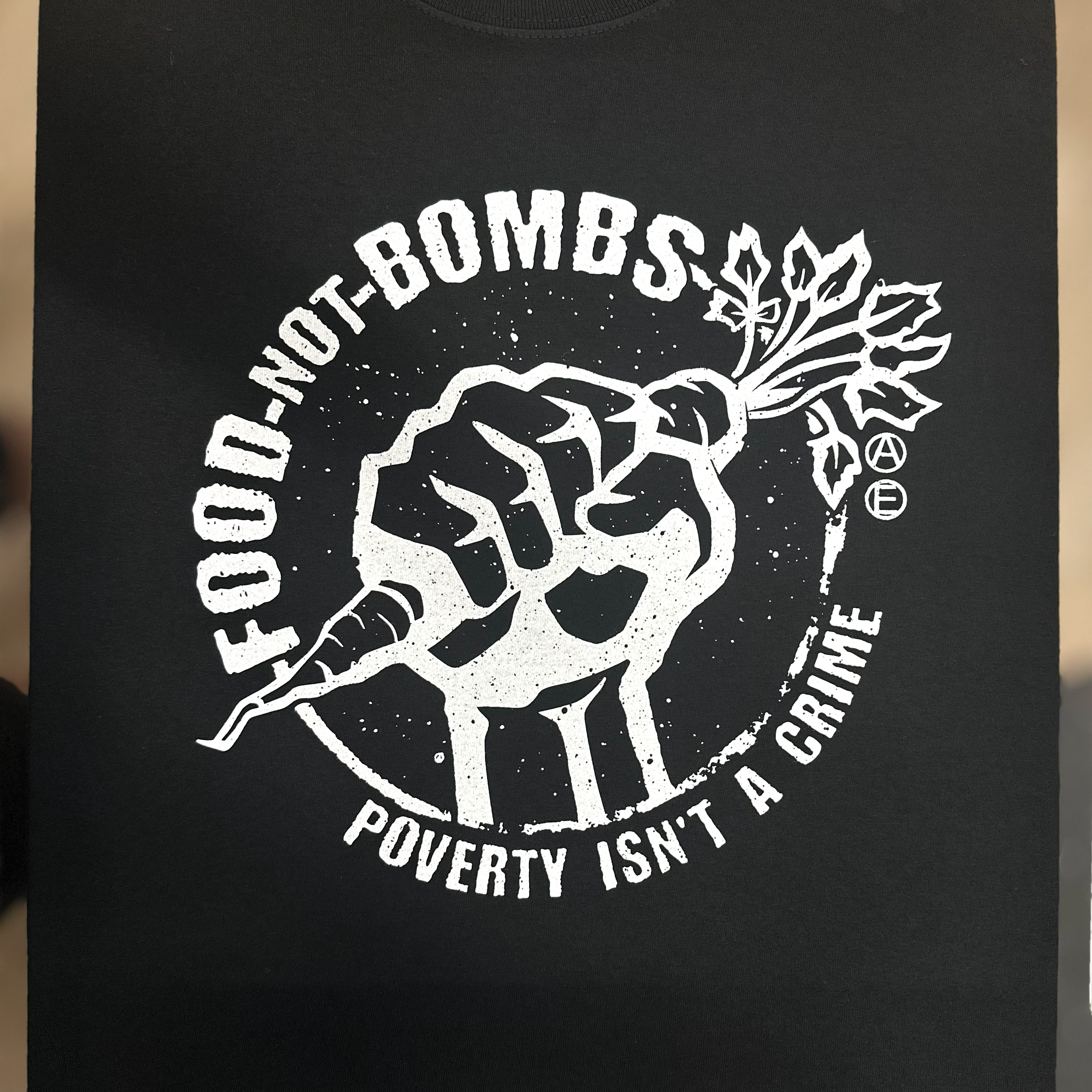 Food Not Bombs - Poverty Isn't A Crime - Mutual Aid Design - Clay Graham