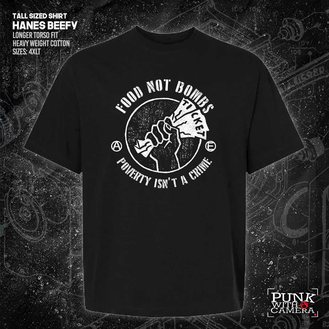 Food Not Bombs - Poverty Is Not A Crime - Mutual Aid Design
