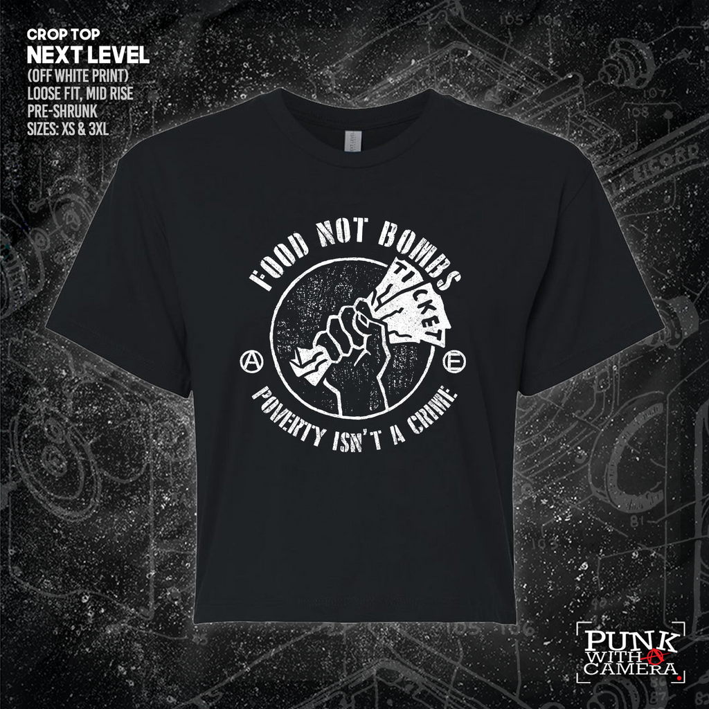 Food Not Bombs - Poverty Is Not A Crime - Mutual Aid Design