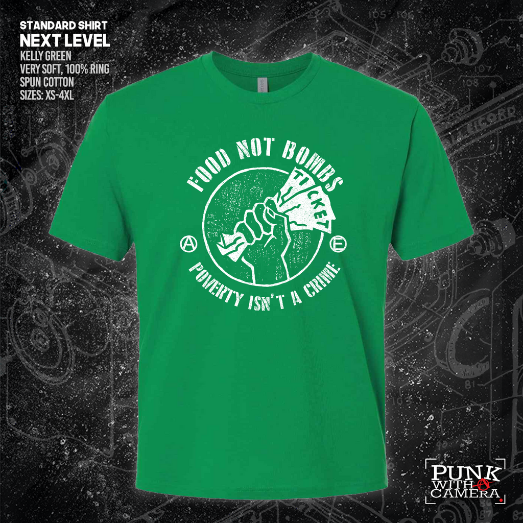 Food Not Bombs - Poverty Is Not A Crime - Mutual Aid Design