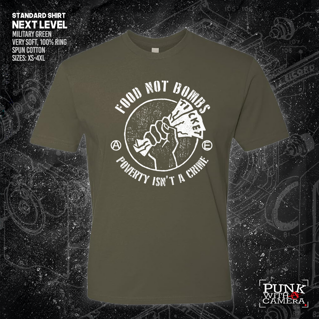 Food Not Bombs - Poverty Is Not A Crime - Mutual Aid Design