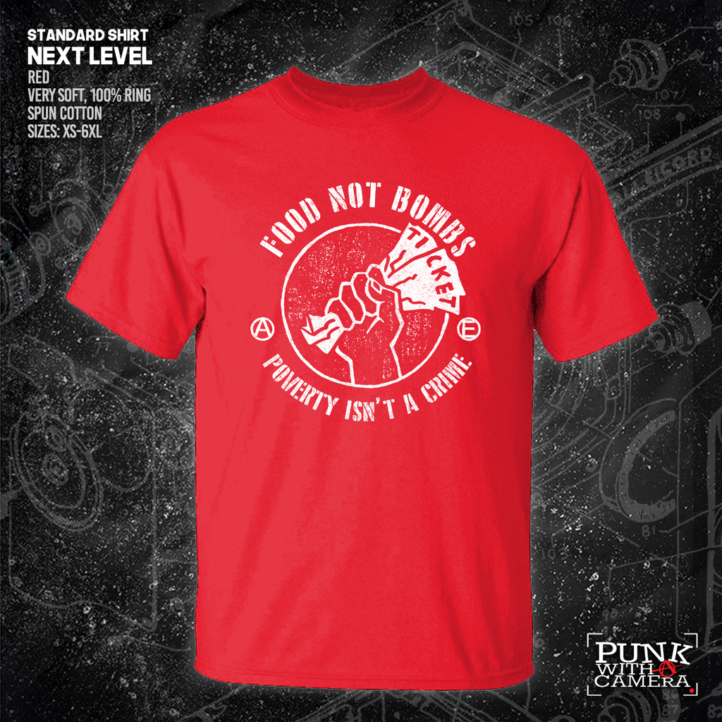 Food Not Bombs - Poverty Is Not A Crime - Mutual Aid Design