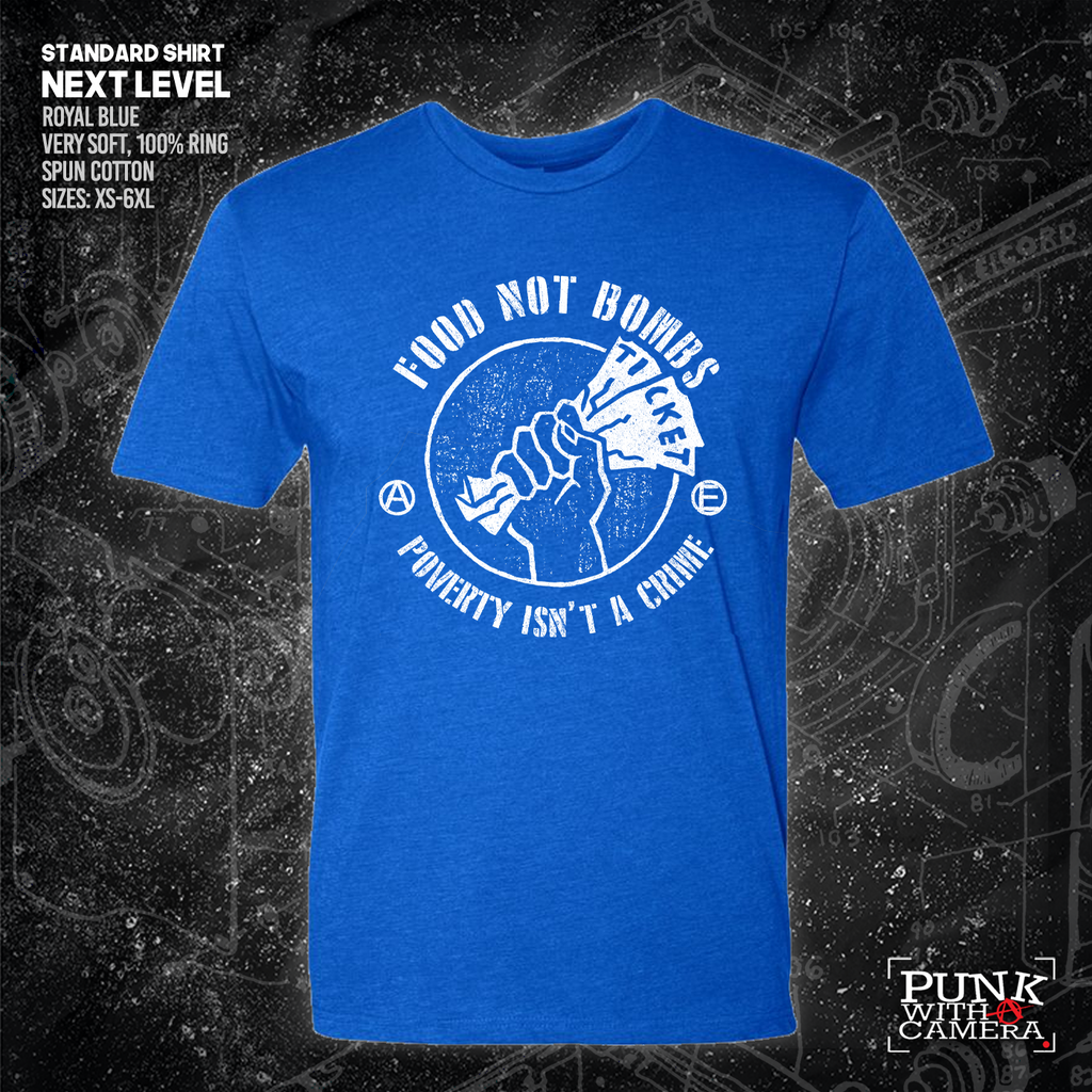 Food Not Bombs - Poverty Is Not A Crime - Mutual Aid Design