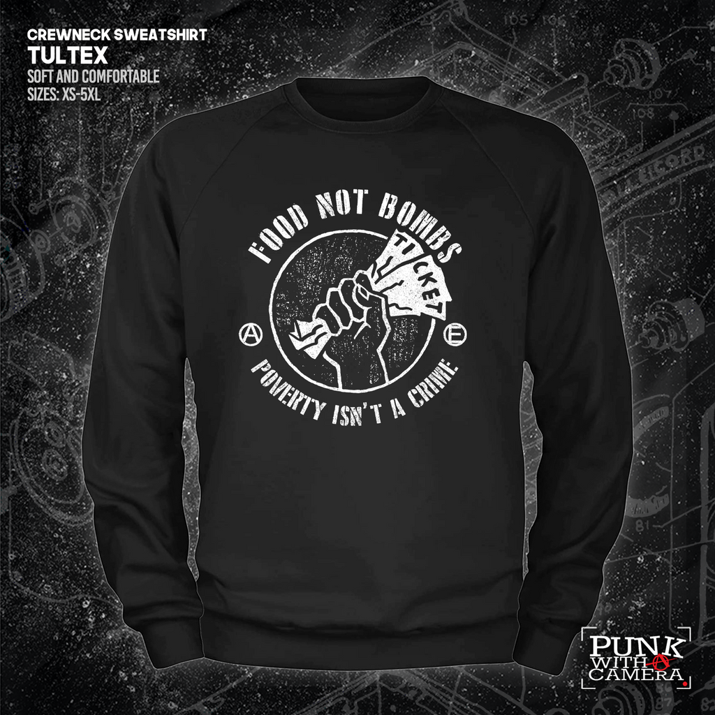 Food Not Bombs - Poverty Is Not A Crime - Mutual Aid Design