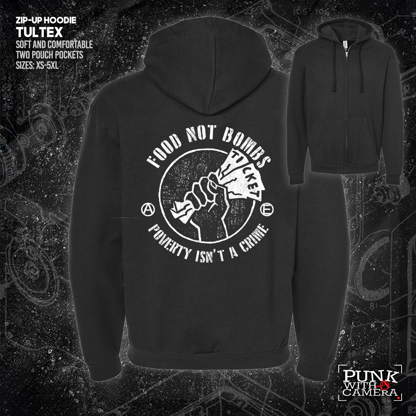 Food Not Bombs - Poverty Is Not A Crime - Mutual Aid Design