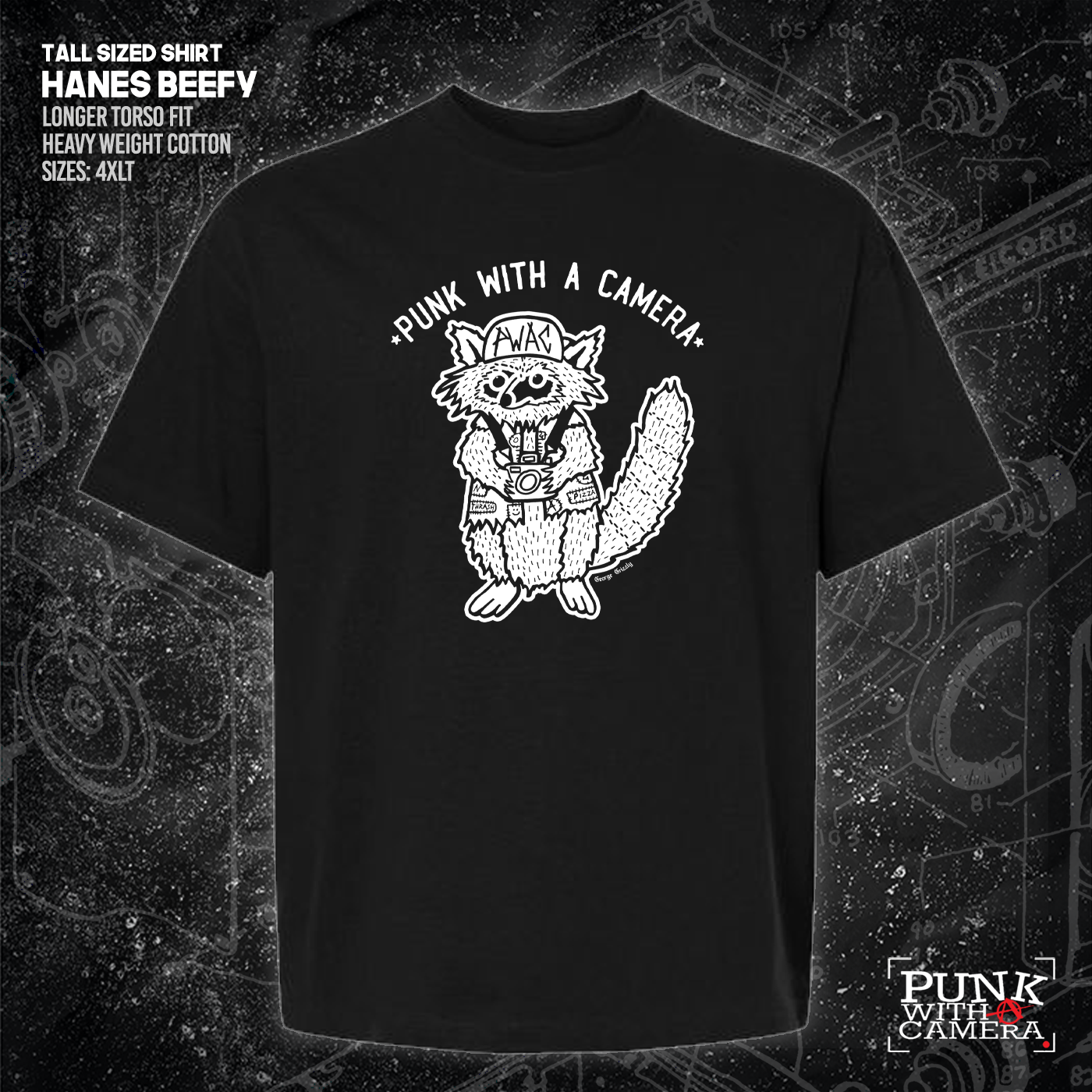 Punk With A Camera - Trash Panda - George Grizzly