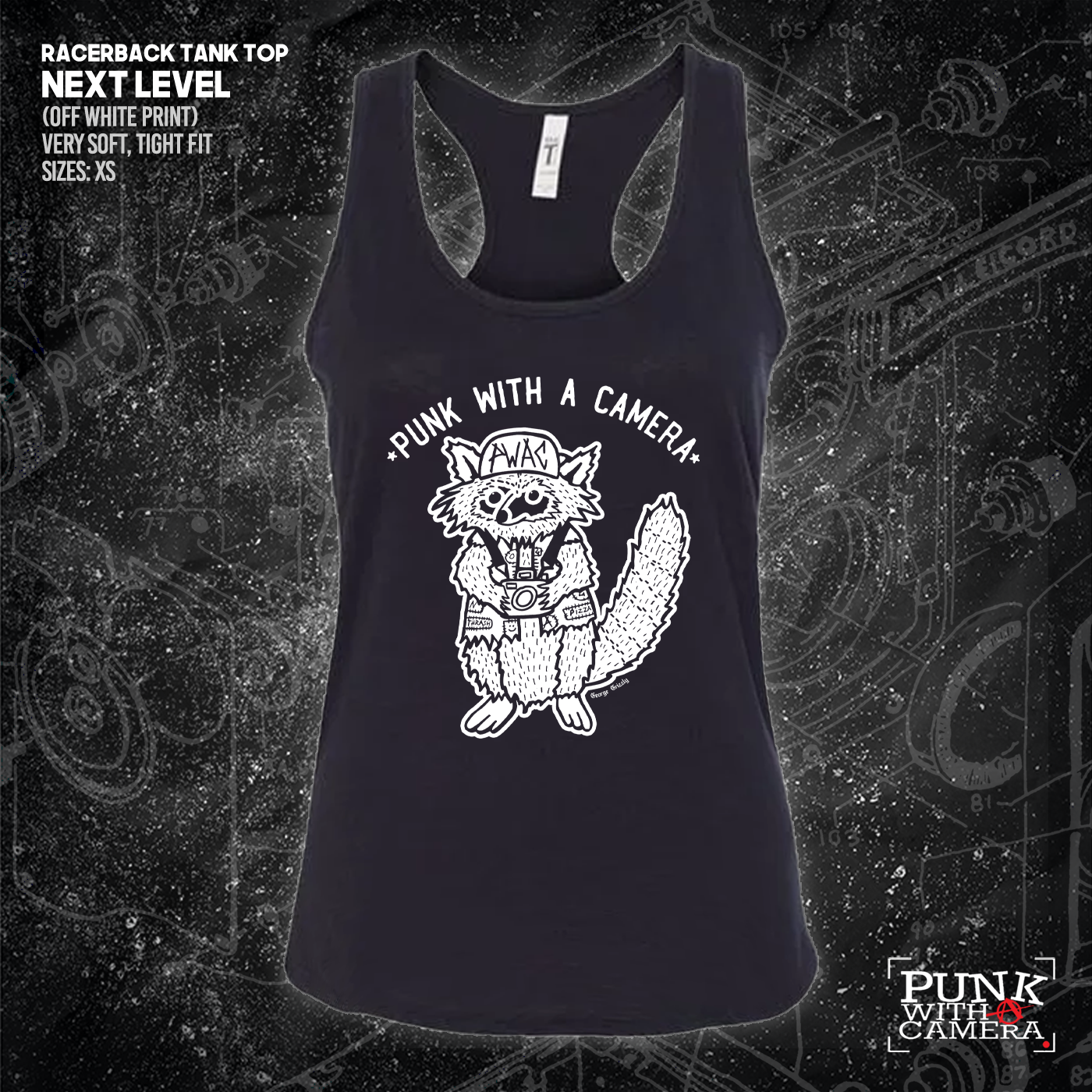 Punk With A Camera - Trash Panda - George Grizzly