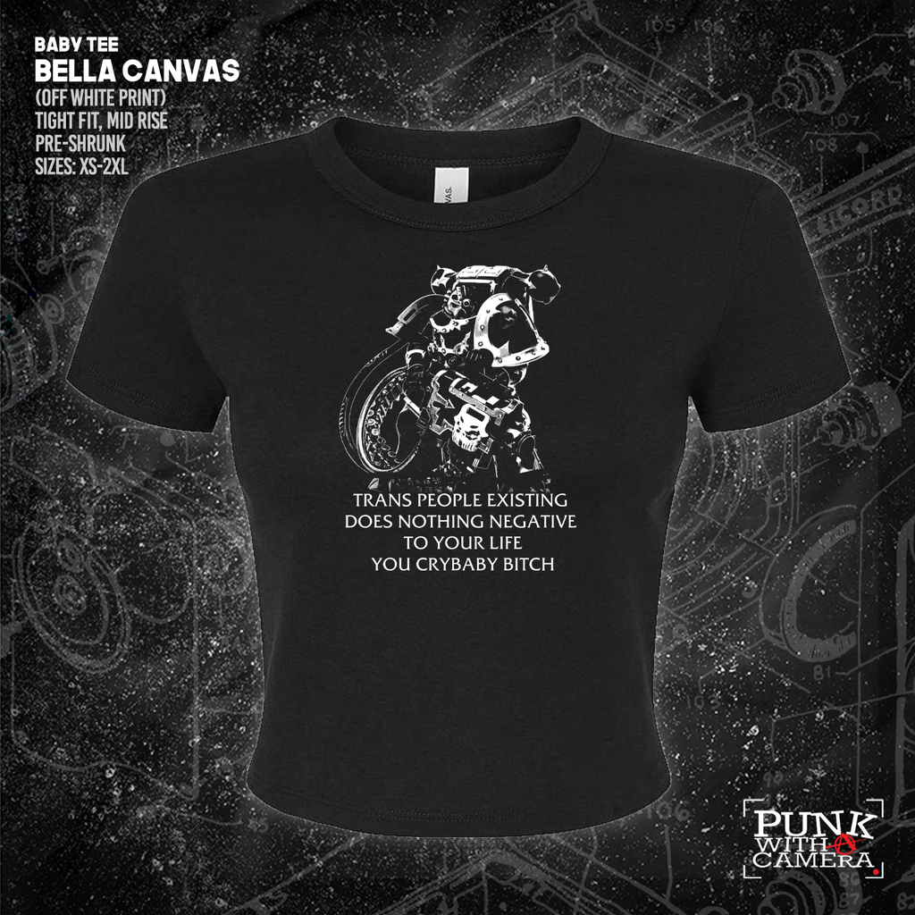 Chaos Marine Trans people Existing Does Nothing Negative To Your Life You Cry Baby Bitch 40k - Gutter Press