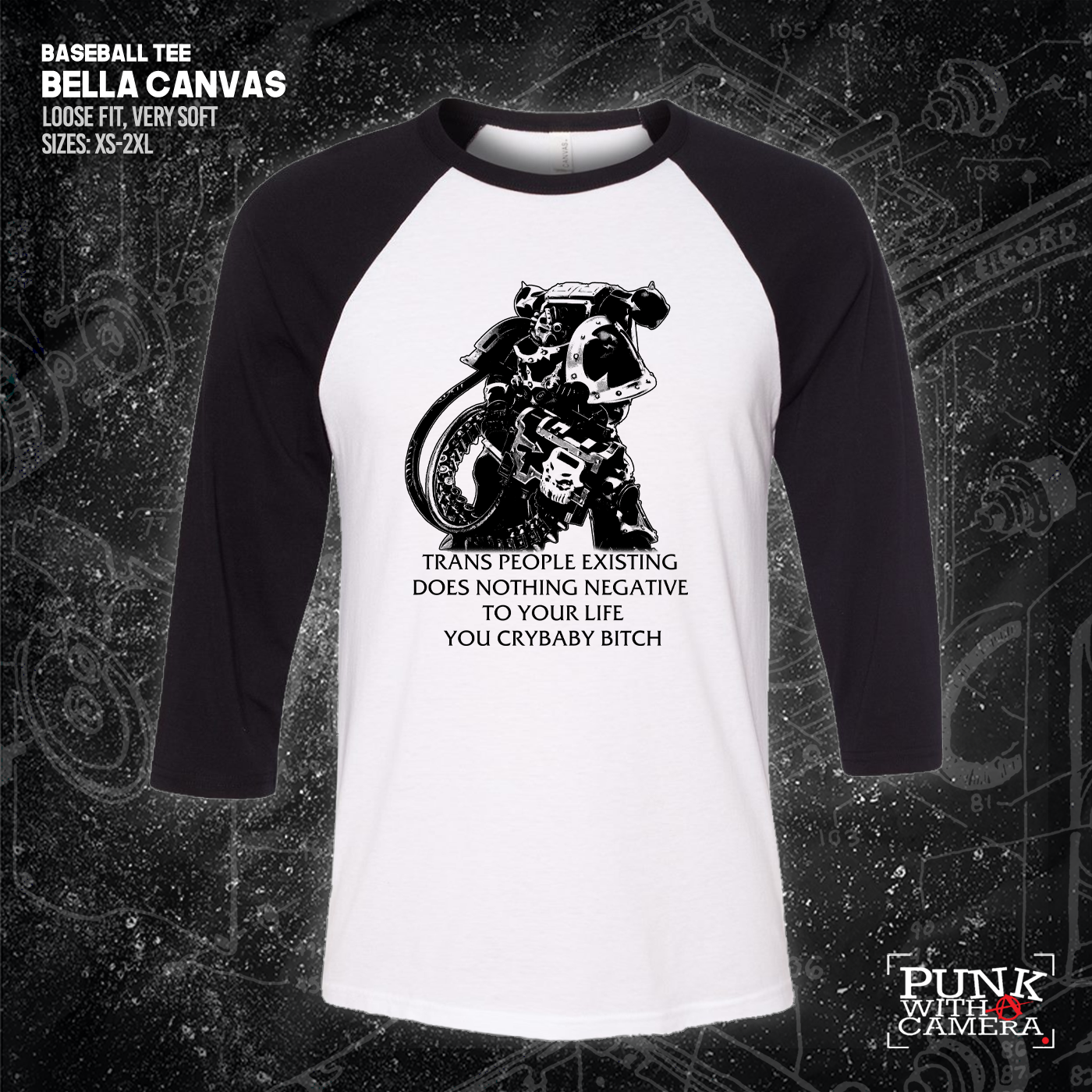 Chaos Marine Trans people Existing Does Nothing Negative To Your Life You Cry Baby Bitch 40k - Gutter Press