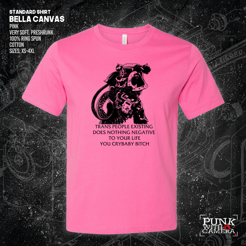 Chaos Marine Trans people Existing Does Nothing Negative To Your Life You Cry Baby Bitch 40k - Gutter Press