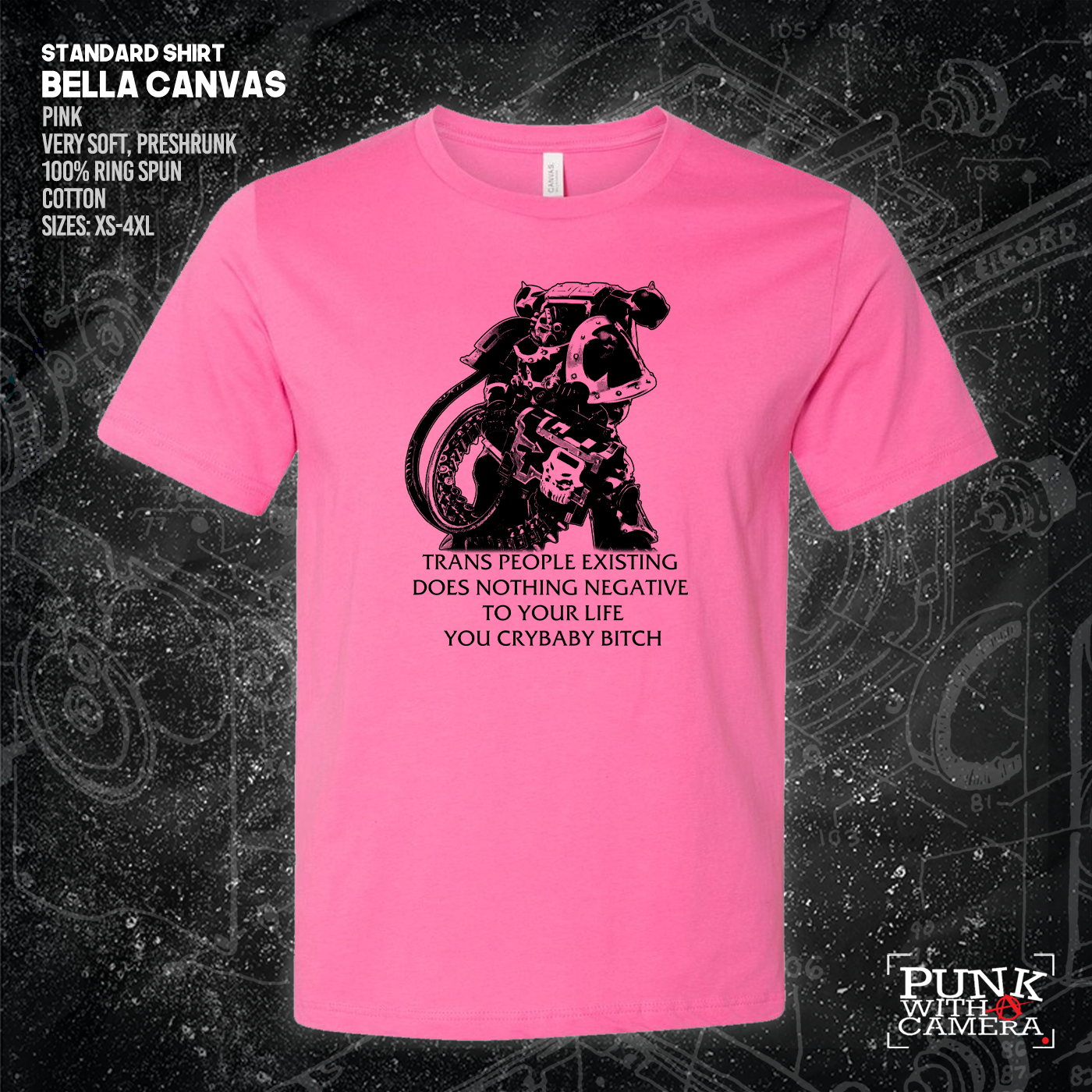 Chaos Marine Trans people Existing Does Nothing Negative To Your Life You Cry Baby Bitch 40k - Gutter Press