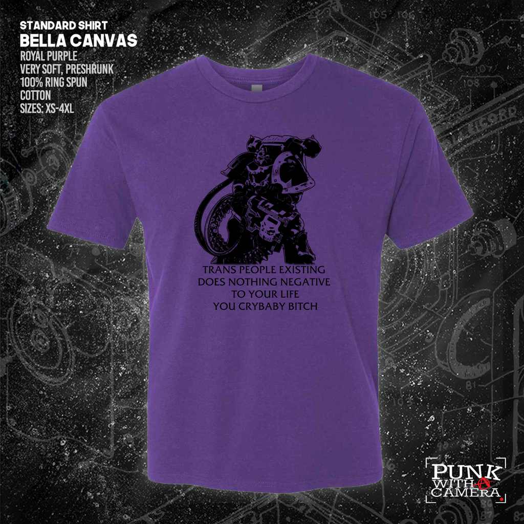 Chaos Marine Trans people Existing Does Nothing Negative To Your Life You Cry Baby Bitch 40k - Gutter Press