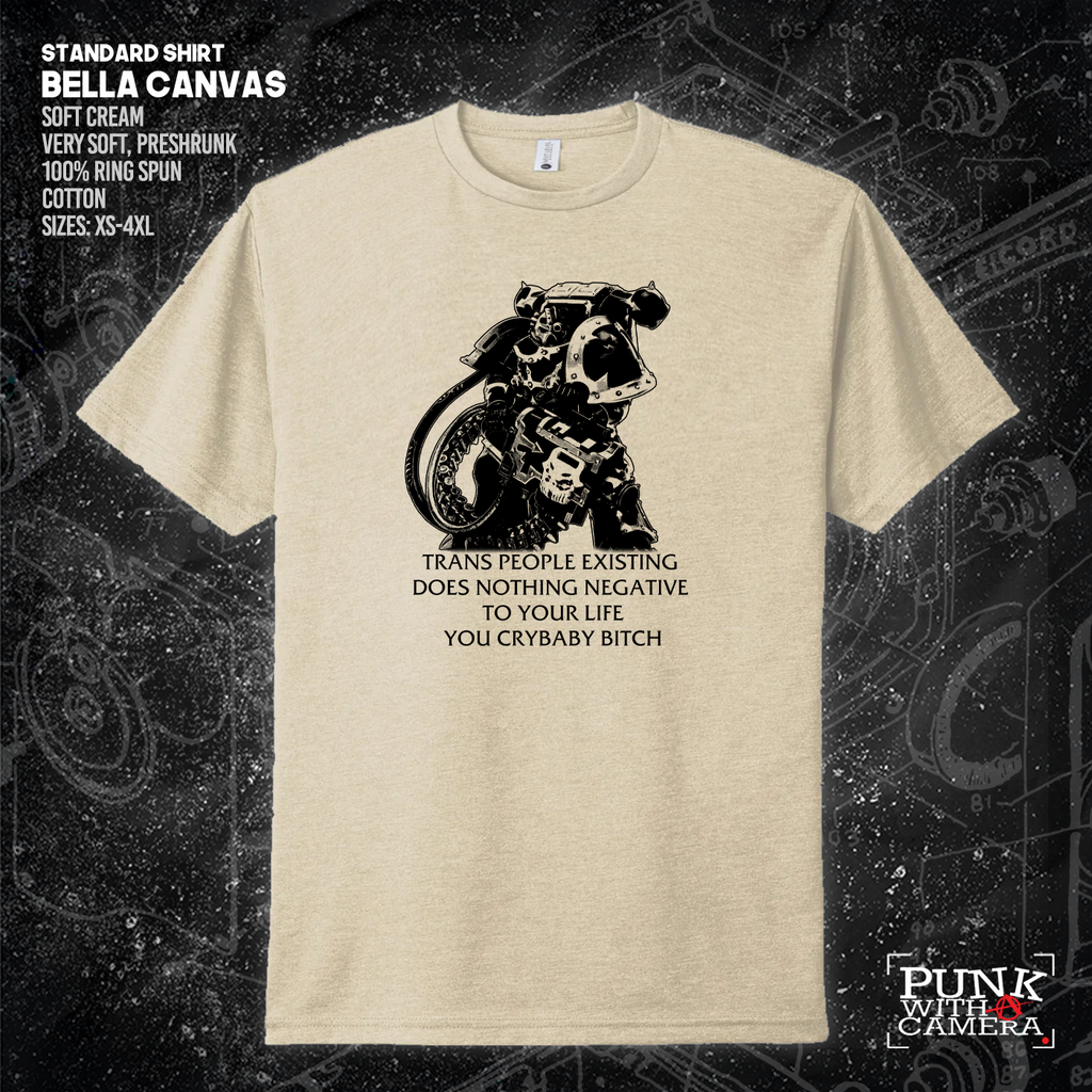 Chaos Marine Trans people Existing Does Nothing Negative To Your Life You Cry Baby Bitch 40k - Gutter Press