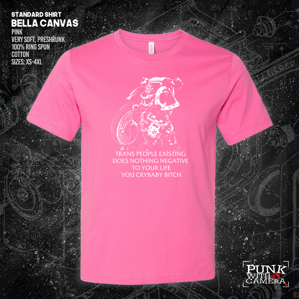 Chaos Marine Trans people Existing Does Nothing Negative To Your Life You Cry Baby Bitch 40k - Gutter Press