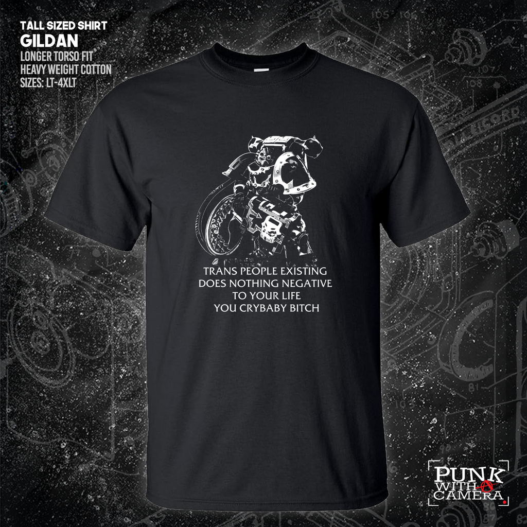 Chaos Marine Trans people Existing Does Nothing Negative To Your Life You Cry Baby Bitch 40k - Gutter Press