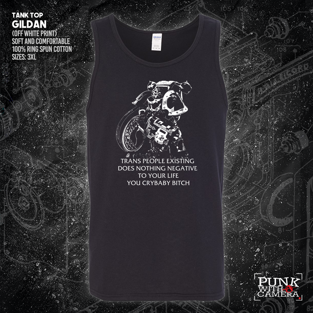 Chaos Marine Trans people Existing Does Nothing Negative To Your Life You Cry Baby Bitch 40k - Gutter Press