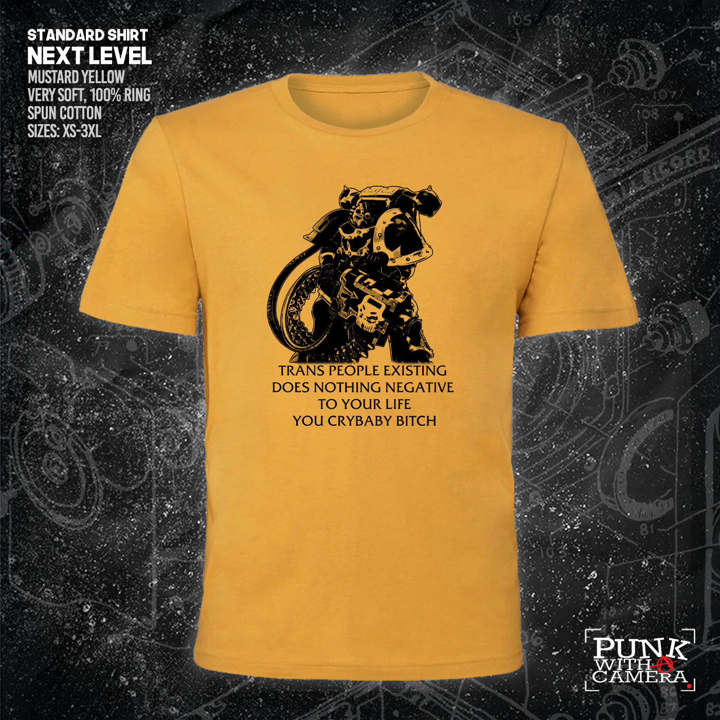 Chaos Marine Trans people Existing Does Nothing Negative To Your Life You Cry Baby Bitch 40k - Gutter Press