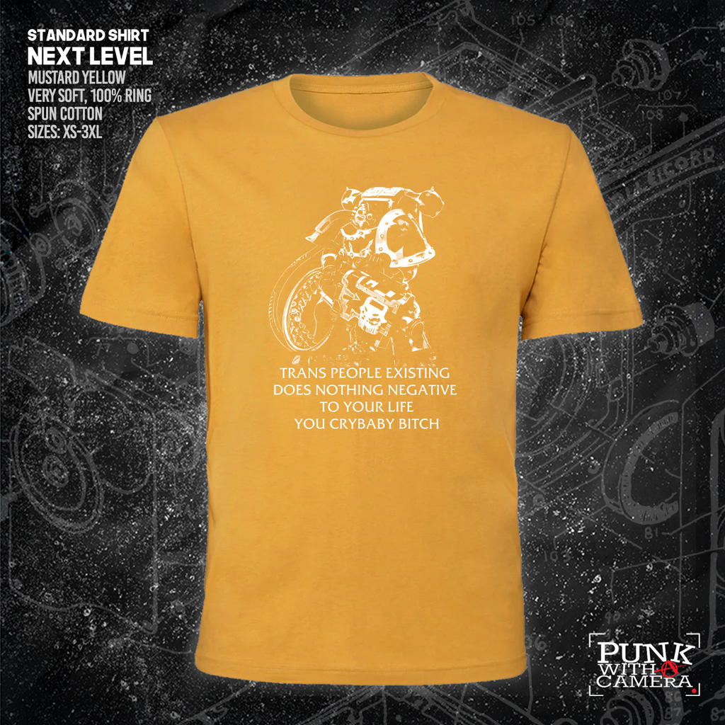 Chaos Marine Trans people Existing Does Nothing Negative To Your Life You Cry Baby Bitch 40k - Gutter Press