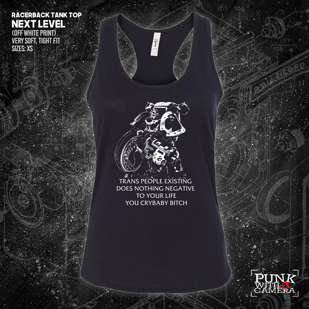 Chaos Marine Trans people Existing Does Nothing Negative To Your Life You Cry Baby Bitch 40k - Gutter Press