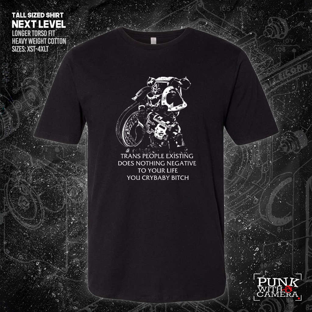 Chaos Marine Trans people Existing Does Nothing Negative To Your Life You Cry Baby Bitch 40k - Gutter Press