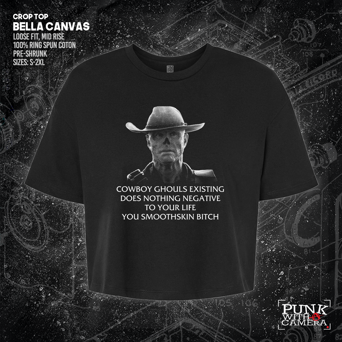 Cowboy Ghouls Existing Does Nothing Negative To Your Life You Smoothskin Bitch - Fallout - Gutter Press