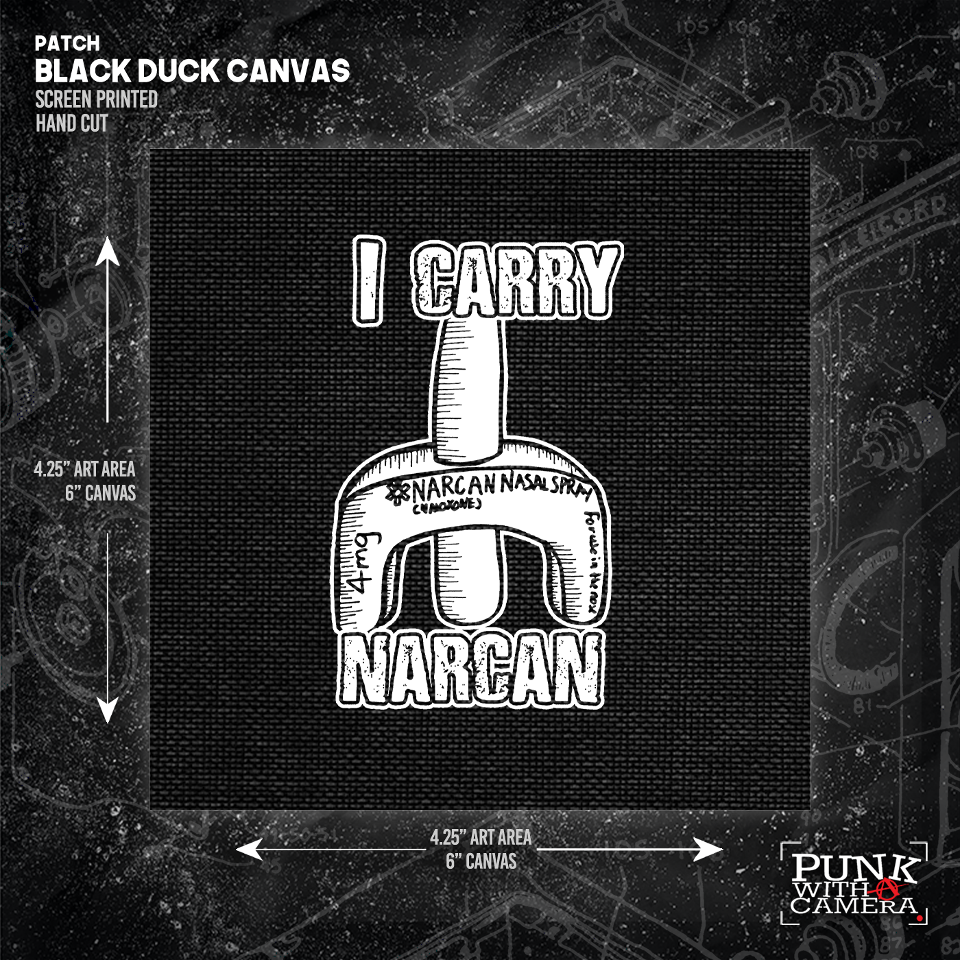 I Carry Narcan - Patch (6x6)