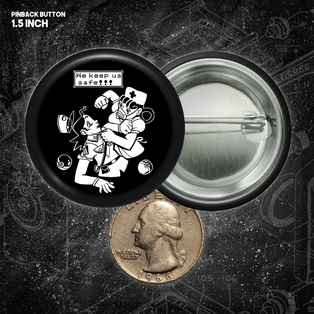 Joy Vs Jenny ACAB - We Keep Us Safe - Buttons (1.5 & 2.25 Inch)