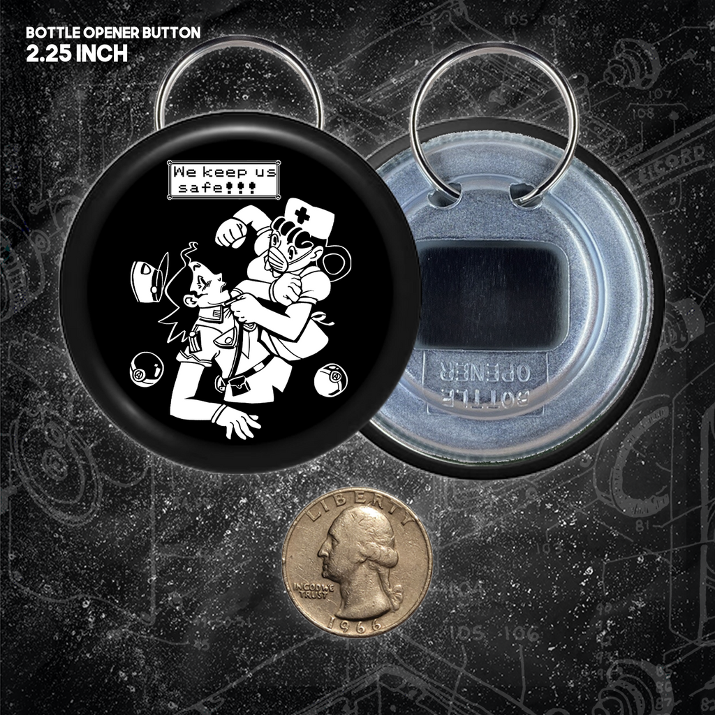 Joy Vs Jenny ACAB - We Keep Us Safe - Buttons (1.5 & 2.25 Inch)