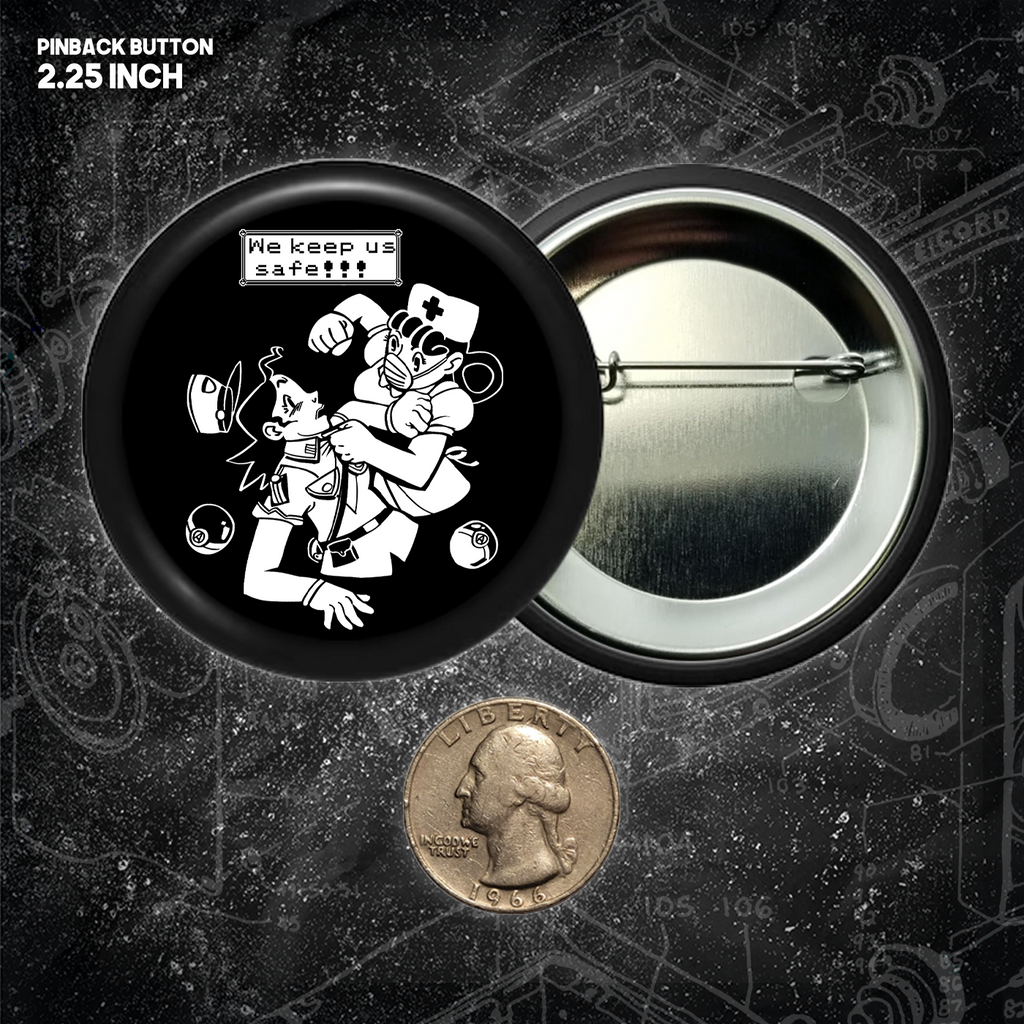 Joy Vs Jenny ACAB - We Keep Us Safe - Buttons (1.5 & 2.25 Inch)