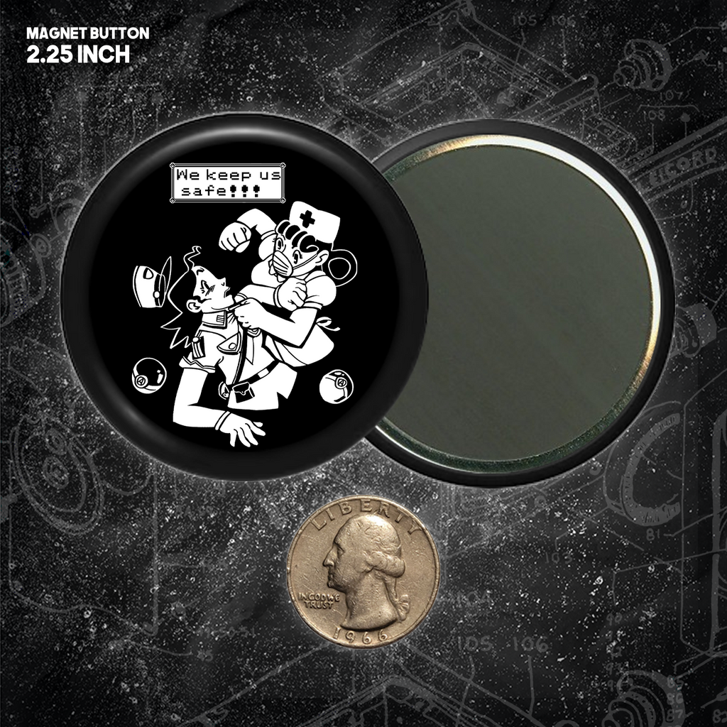 Joy Vs Jenny ACAB - We Keep Us Safe - Buttons (1.5 & 2.25 Inch)