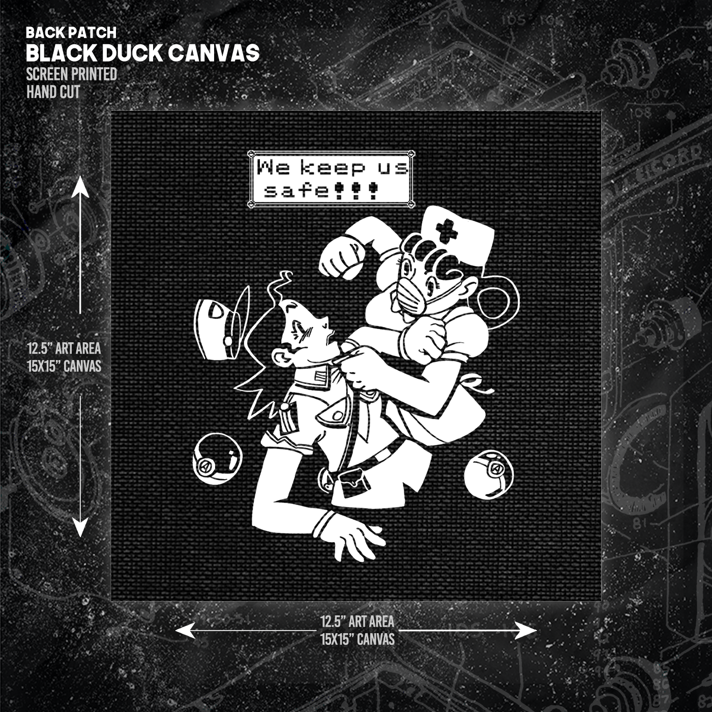 Joy Vs Jenny ACAB - We Keep Us Safe - Backpatch