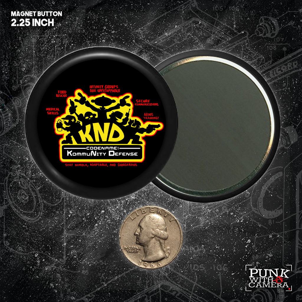 Code Name KommuNity Defense KND - Buttons (2.25 Inch)