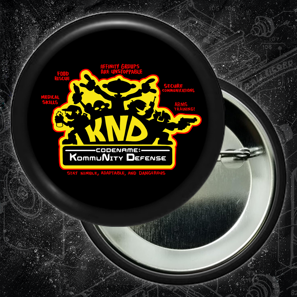 Code Name KommuNity Defense KND - Buttons (2.25 Inch)