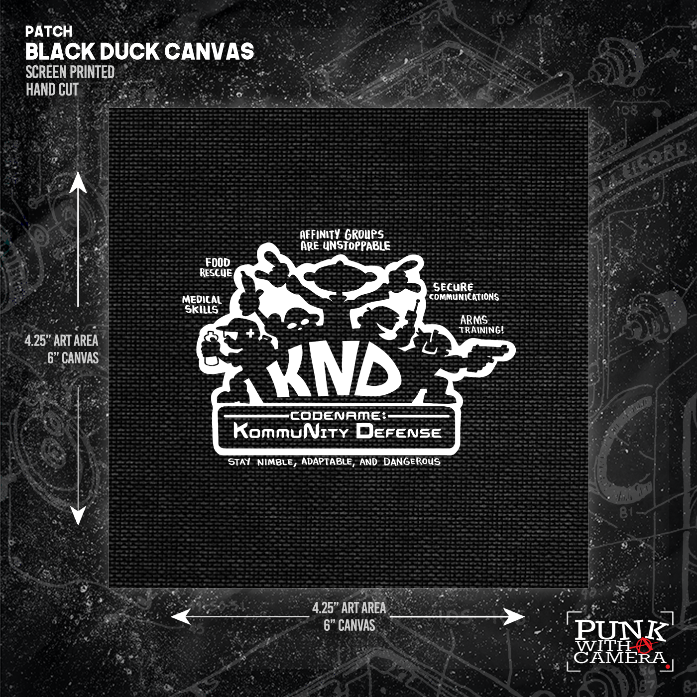 Code Name KommuNity Defense KND - Patch (6x6)