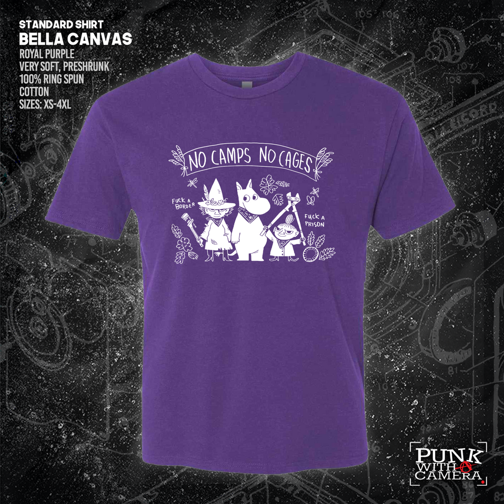 No Camps No Cages - Fuck A Border Fuck a Prison - Jonas Goonface