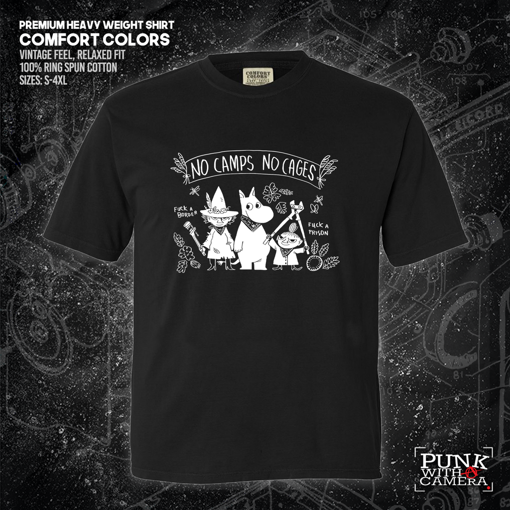 No Camps No Cages - Fuck A Border Fuck a Prison - Jonas Goonface